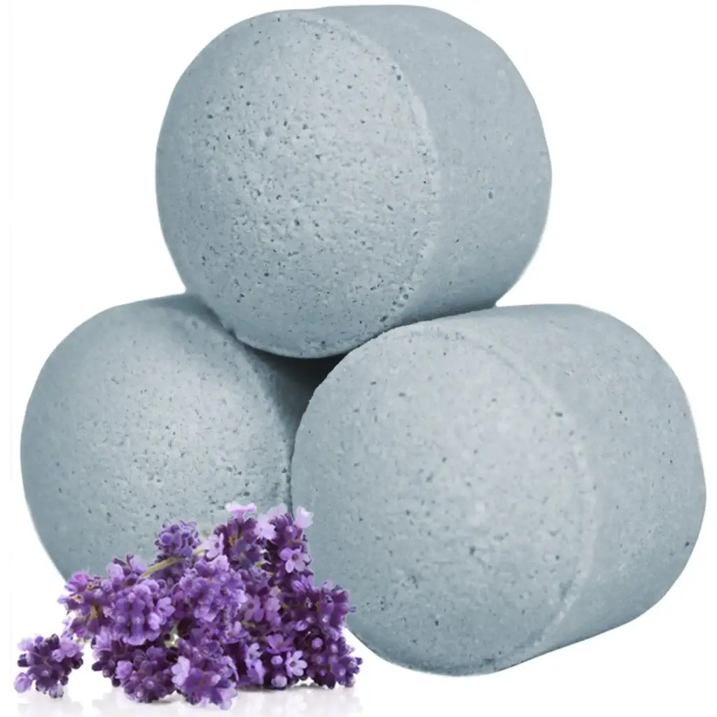 1.3Kg Box of  Chill Pills (Mini Bath Bombs) – Lavender | www.artisangoods.co.uk