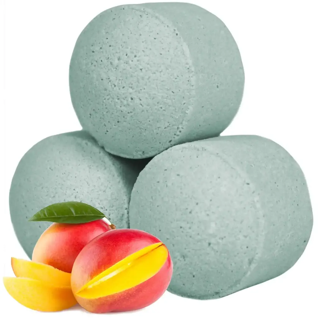 1.3Kg Box of Chill Pills (Mini Bath Bombs) – Mango | www.artisangoods.co.uk