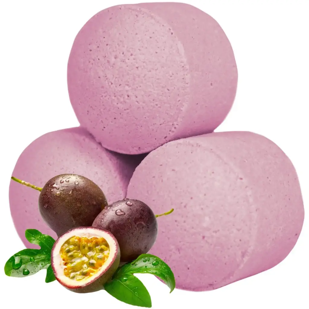 1.3Kg Box of Chill Pills (Mini Bath Bombs) – Passion Fruit | www.artisangoods.co.uk