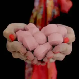 1.3Kg Box of Chill Pills (Mini Bath Bombs) – Passion Fruit | www.artisangoods.co.uk 3