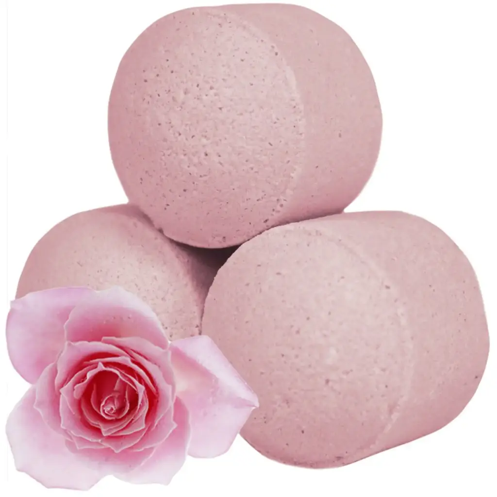 1.3Kg Box of Chill Pills (Mini Bath Bombs) – Rose | www.artisangoods.co.uk