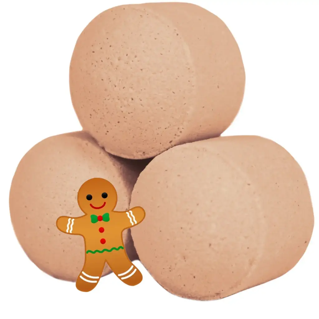 1.3Kg Box of Chill Pills (Mini Bath Bombs) – Warm Gingerbread | www.artisangoods.co.uk