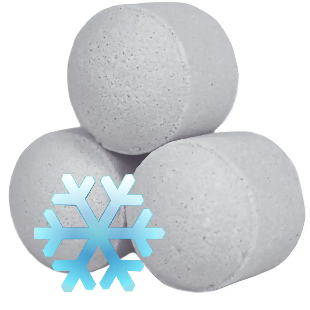 1.3Kg Box of Chill Pills (Mini Bath Bombs) – White Christmas | www.artisangoods.co.uk