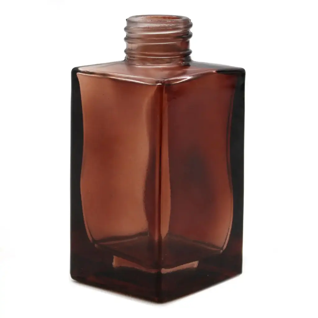 100 ml Square Long Reed Diffuser Bottlle – Amber | www.artisangoods.co.uk