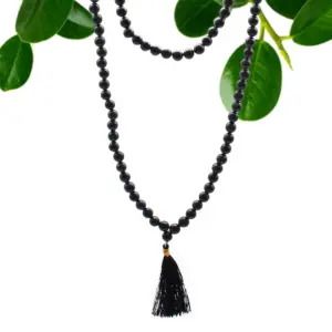 108 Bead Mala – Black Agate | www.artisangoods.co.uk 5