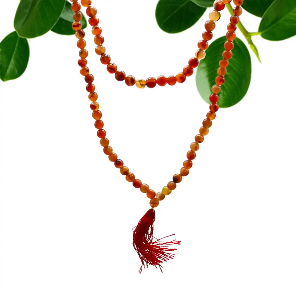 108 Bead Mala – Carnelian | www.artisangoods.co.uk 3 108 Bead Mala – Carnelian | www.artisangoods.co.uk 3