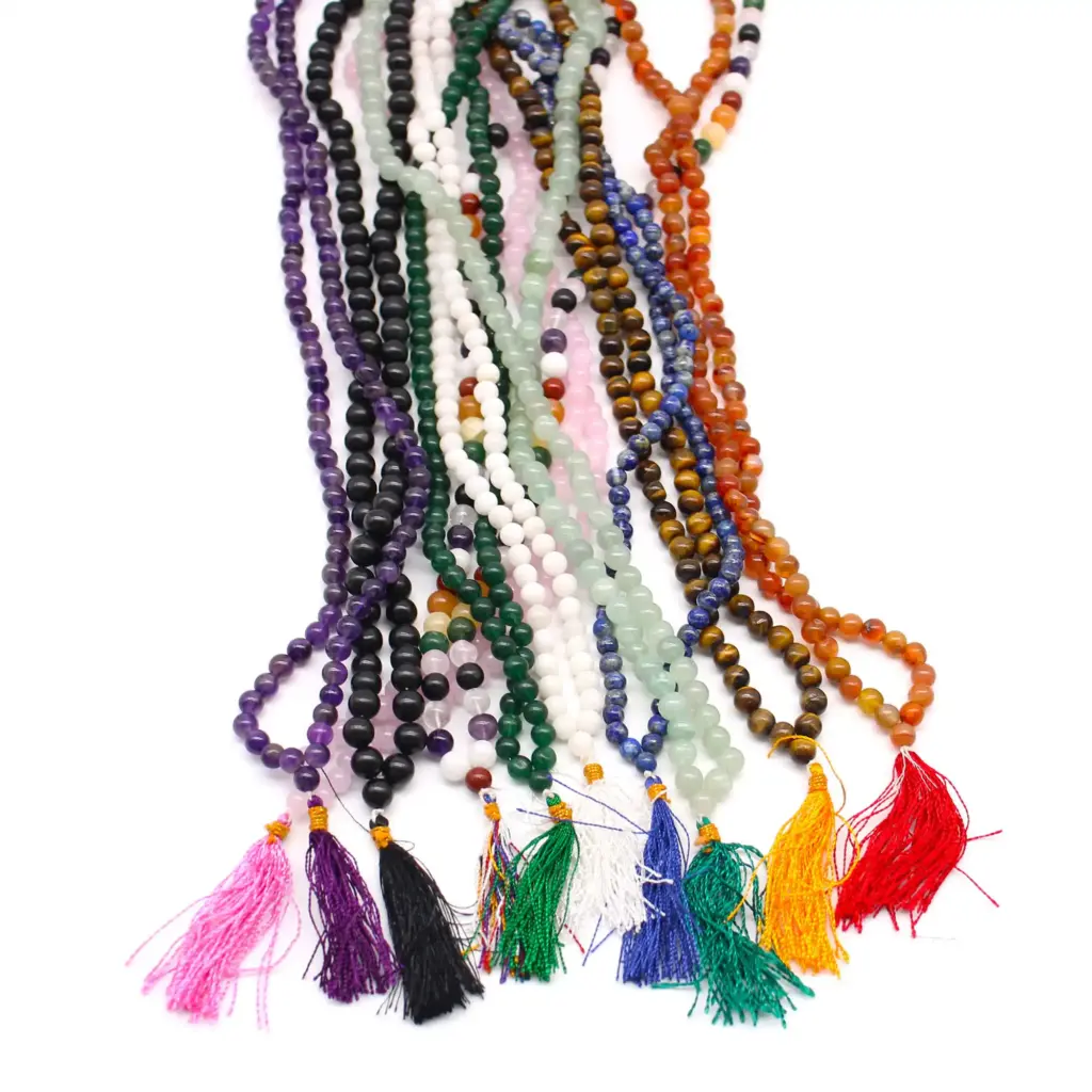 108 Bead Mala – Carnelian | www.artisangoods.co.uk 108 Bead Mala – Carnelian | www.artisangoods.co.uk