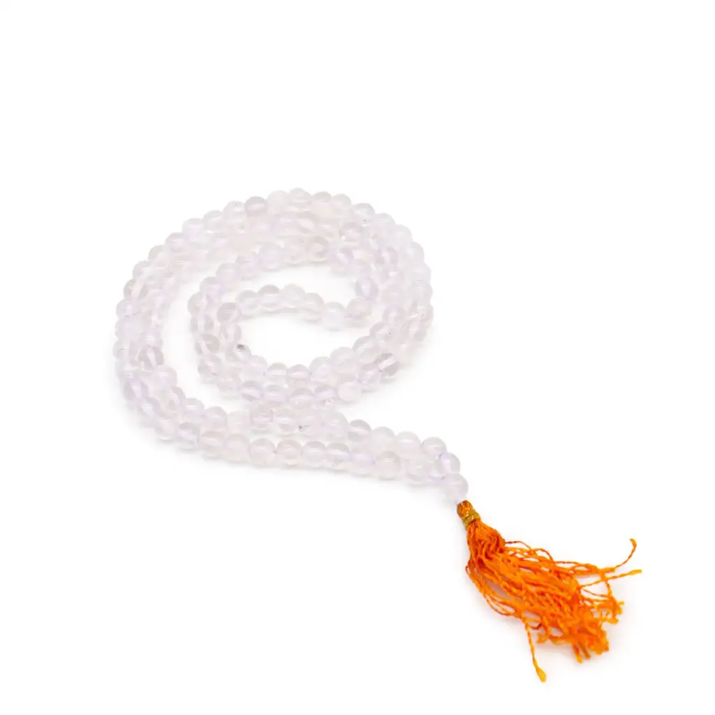 108 Bead Mala – Rock Crystal | www.artisangoods.co.uk 108 Bead Mala – Rock Crystal | www.artisangoods.co.uk