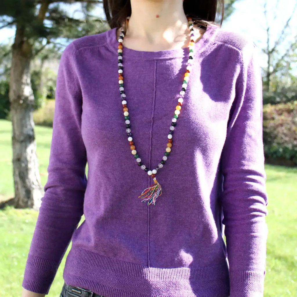 108 Bead Mala – White Quartz | www.artisangoods.co.uk 4