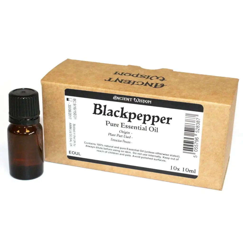 10ml Blackpepper Essential Oil  Unbranded Label | www.artisangoods.co.uk