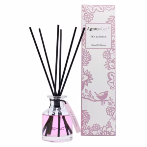 140ml Reed Diffuser – Tea & Roses | www.artisangoods.co.uk 3