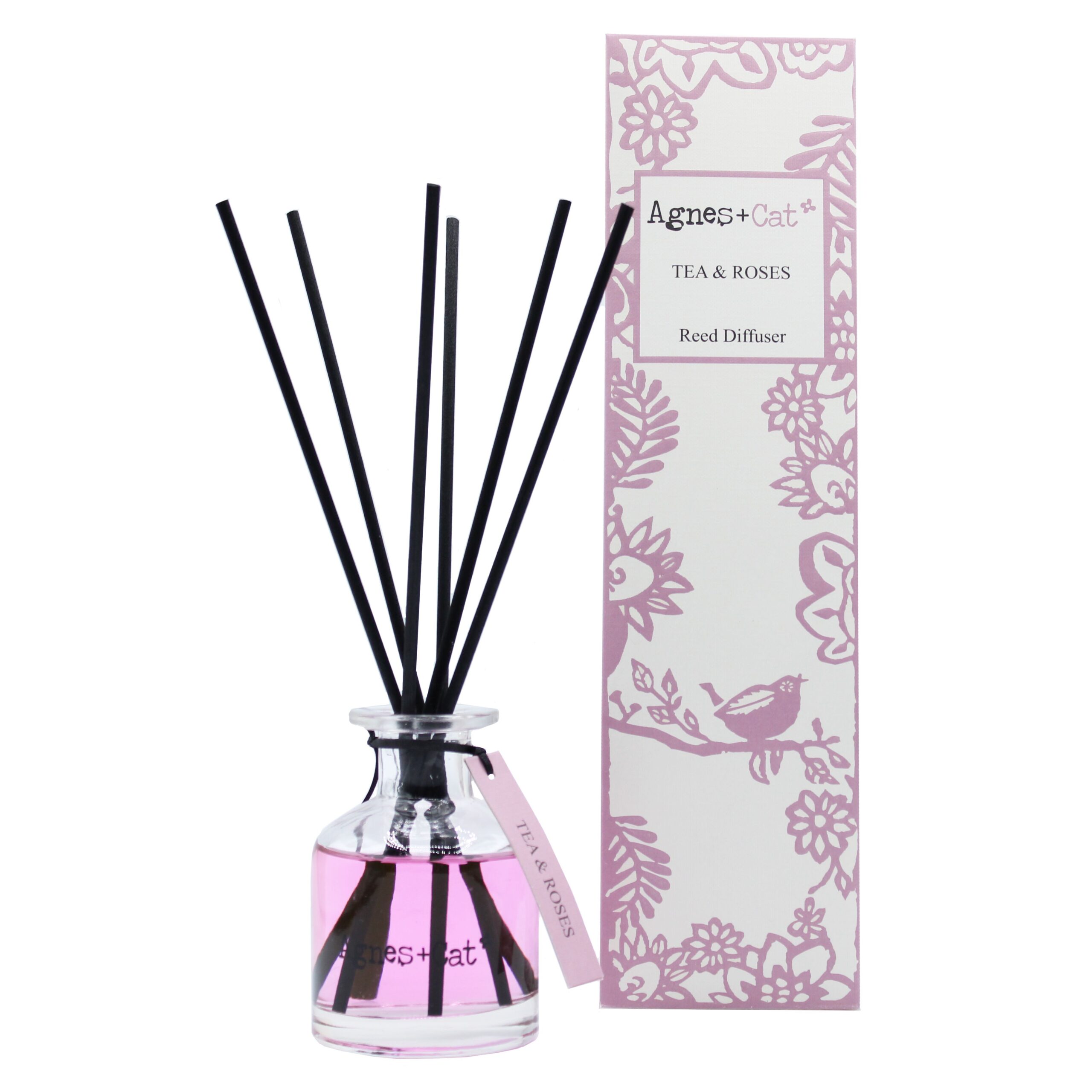 140ml Reed Diffuser – Tea & Roses | www.artisangoods.co.uk 2