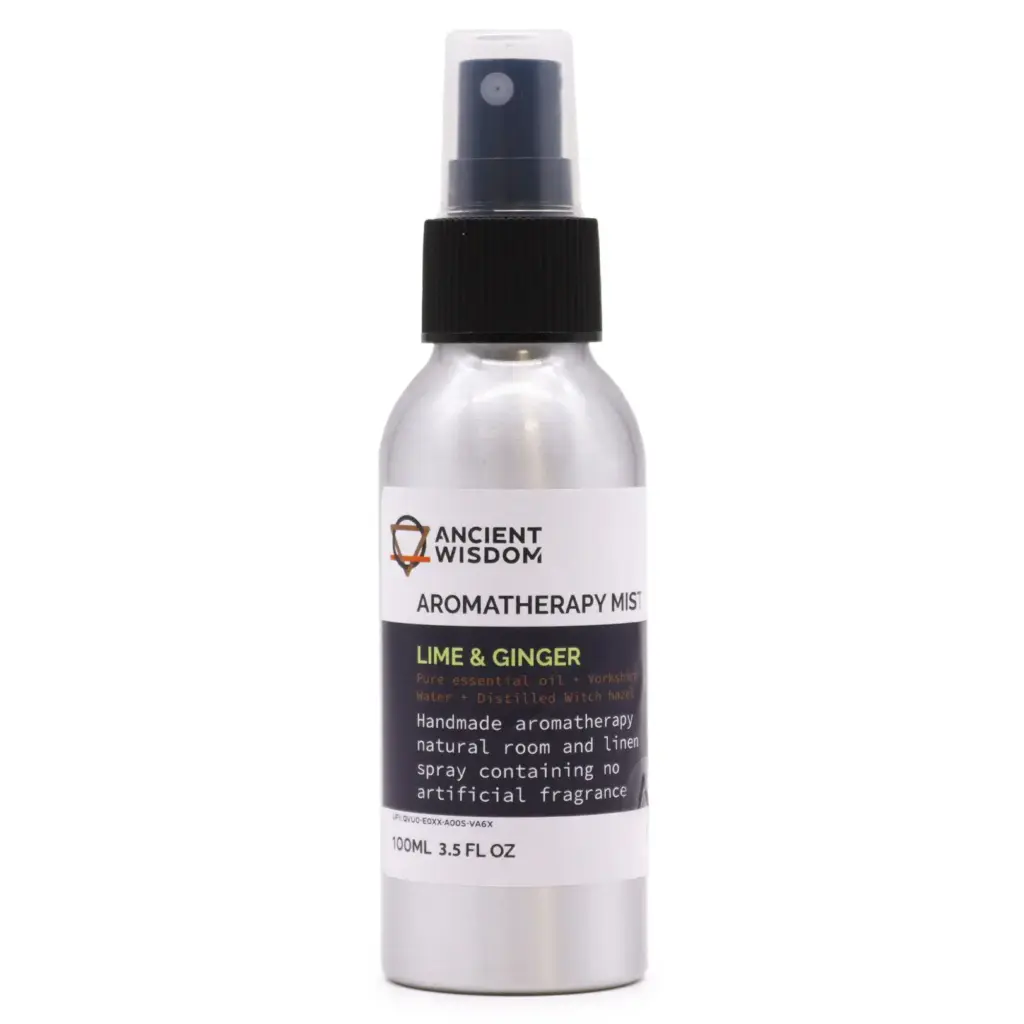 100ml Essential Oil Mist – Lime & Ginger | www.artisangoods.co.uk