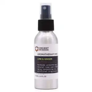 100ml Essential Oil Mist – Lime & Ginger | www.artisangoods.co.uk 1