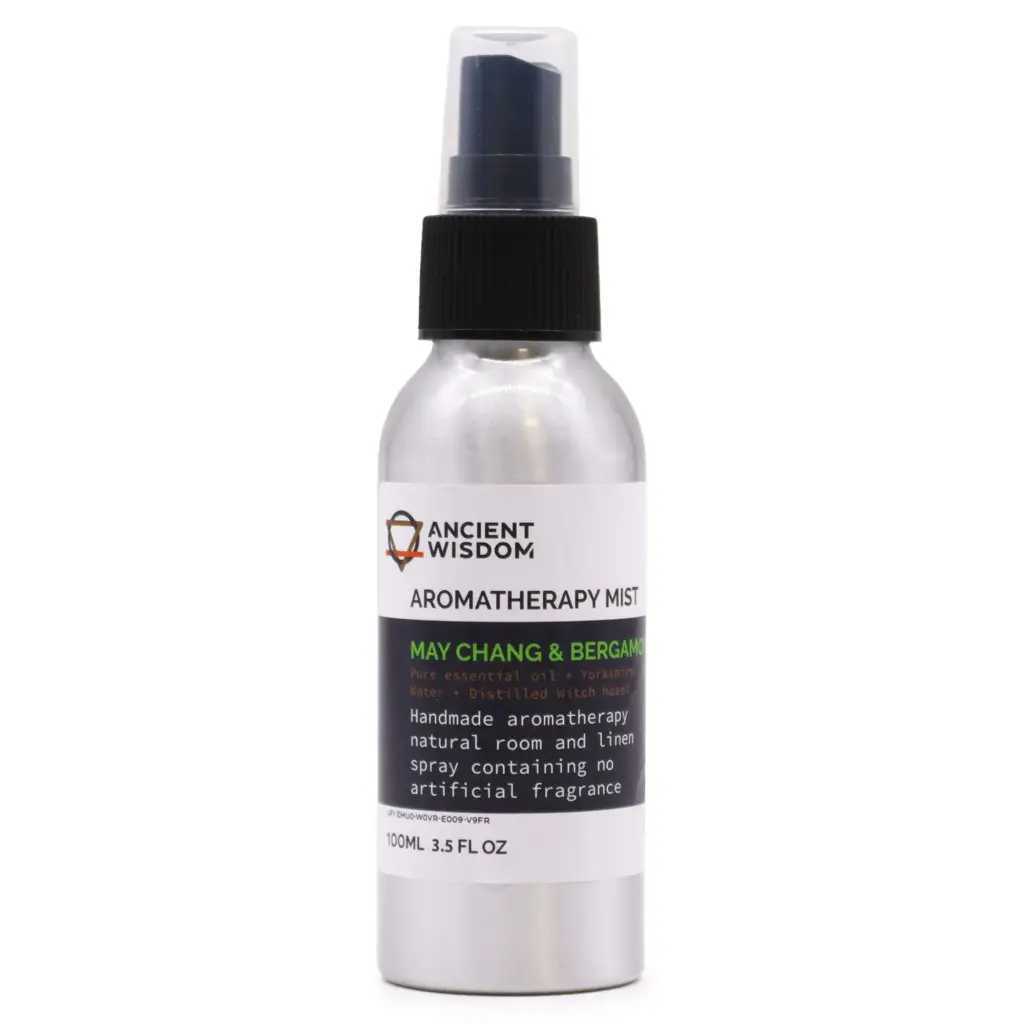 100ml Essential Oil Mist – May Chang & Bergamot | www.artisangoods.co.uk