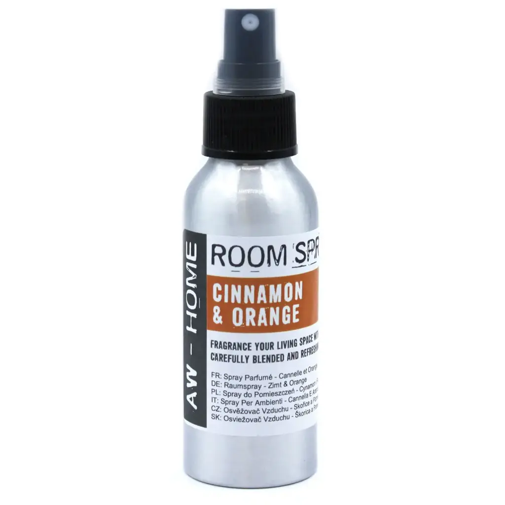 100ml Room Spray – Cinnamon & Orange | www.artisangoods.co.uk