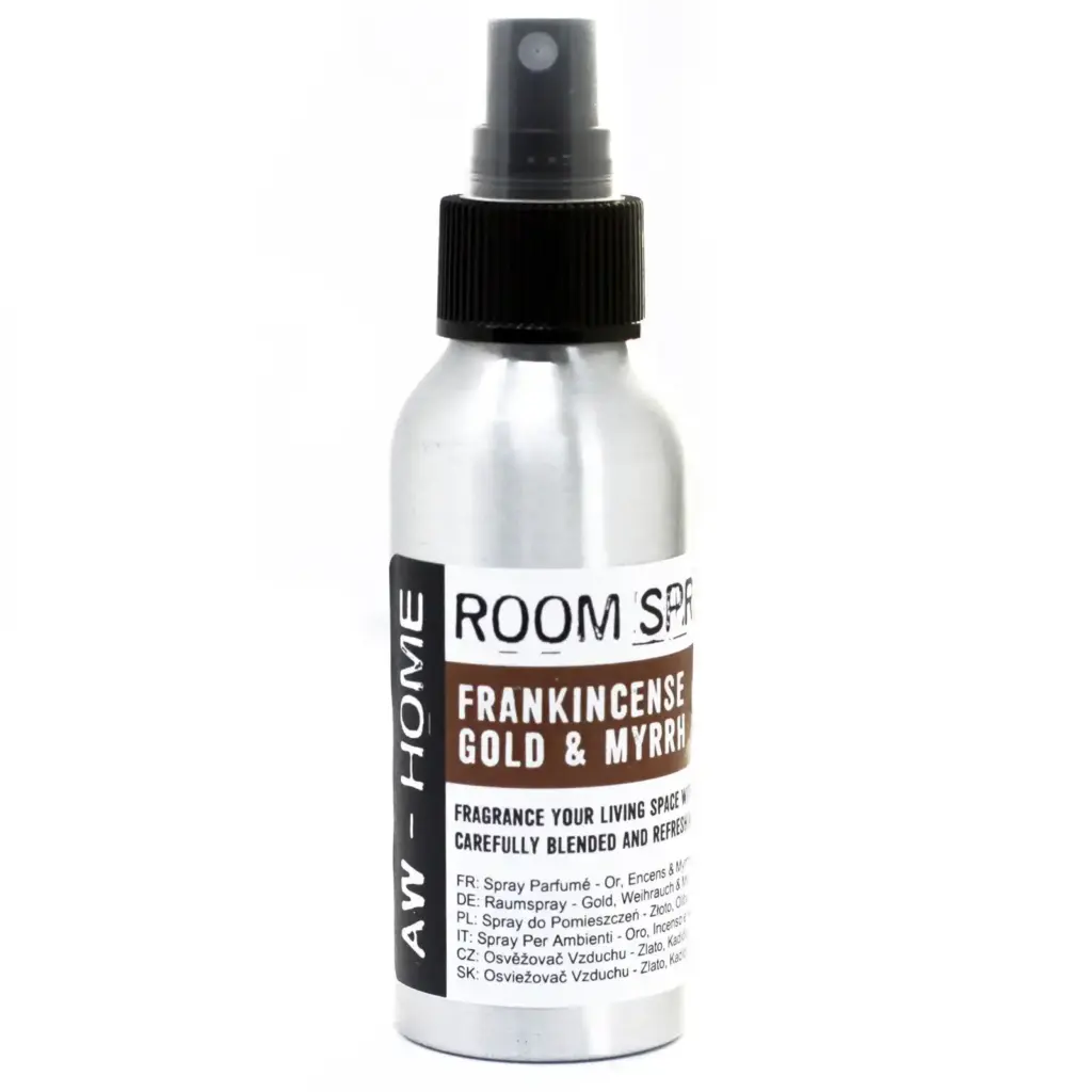 100ml Room Spray – Gold, Frankincense & Myrrh | www.artisangoods.co.uk
