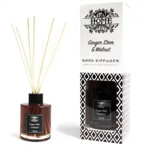 120ml Reed Diffuser – Ginger Stem & Walnut | www.artisangoods.co.uk 1
