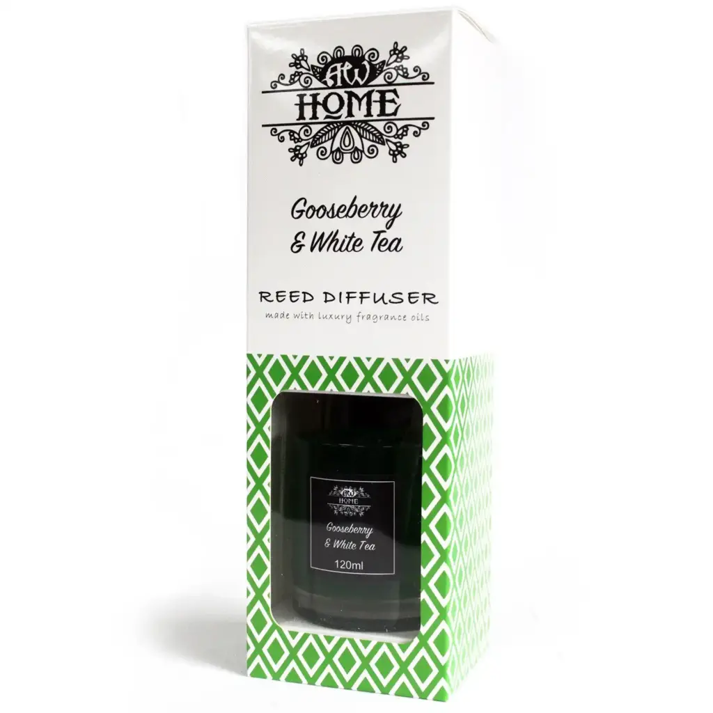 120ml Reed Diffuser –  Gooseberry & White Tea | www.artisangoods.co.uk 3