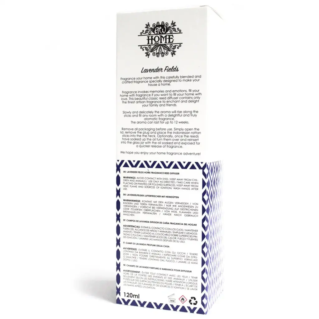 120ml Reed Diffuser – Lavender Fields | www.artisangoods.co.uk 5