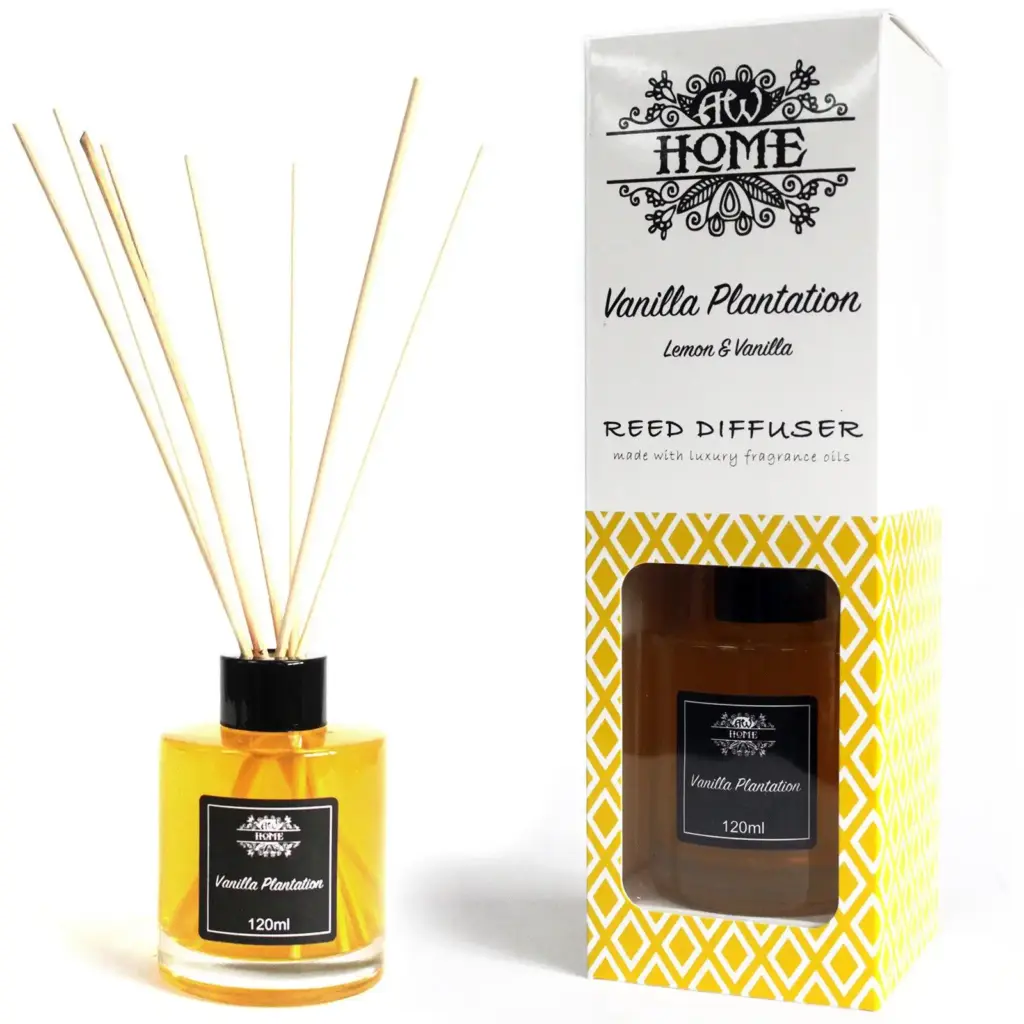 120ml Reed Diffuser –  Vanilla Plantation | www.artisangoods.co.uk
