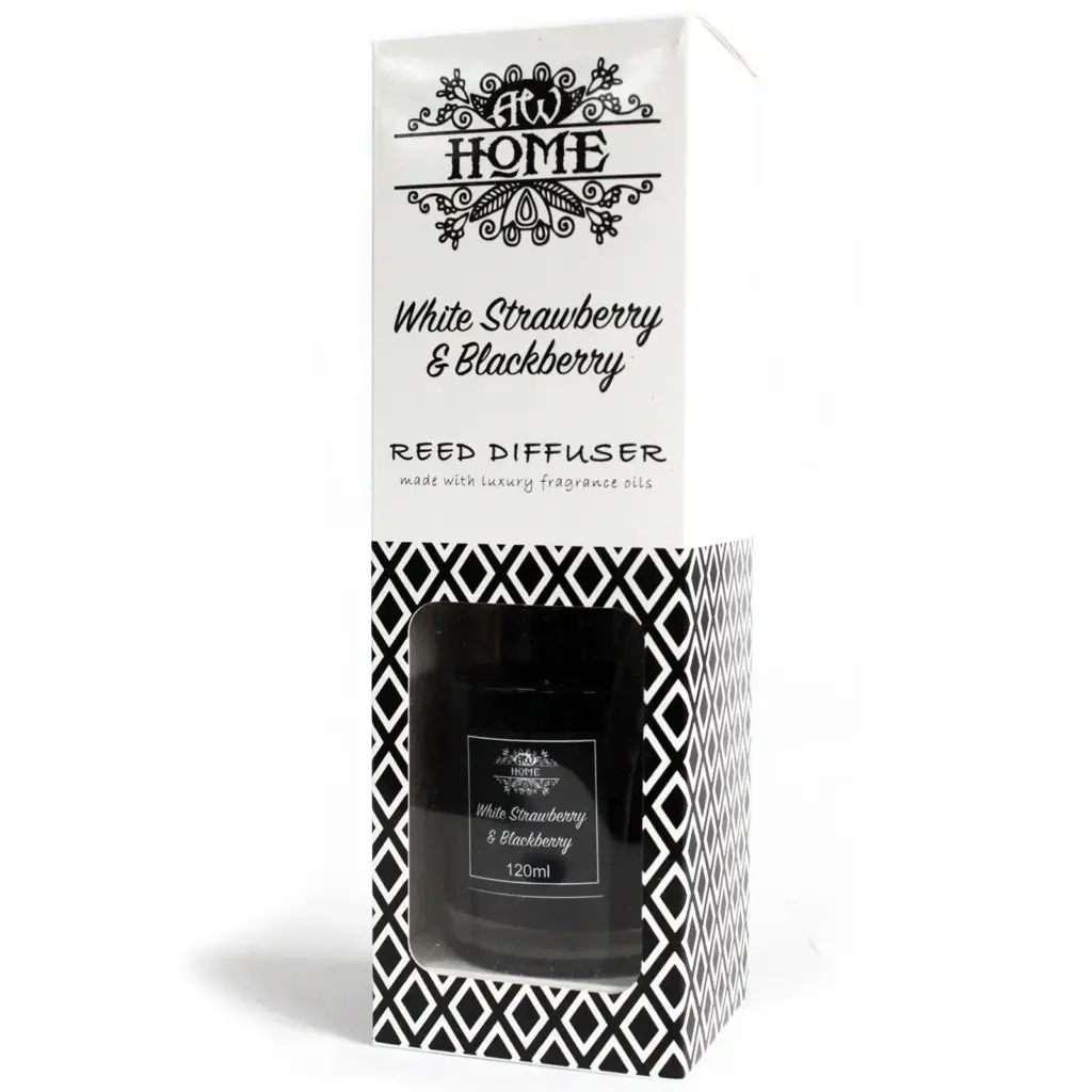 120ml Reed Diffuser – White Strawberry & Blackberry | www.artisangoods.co.uk