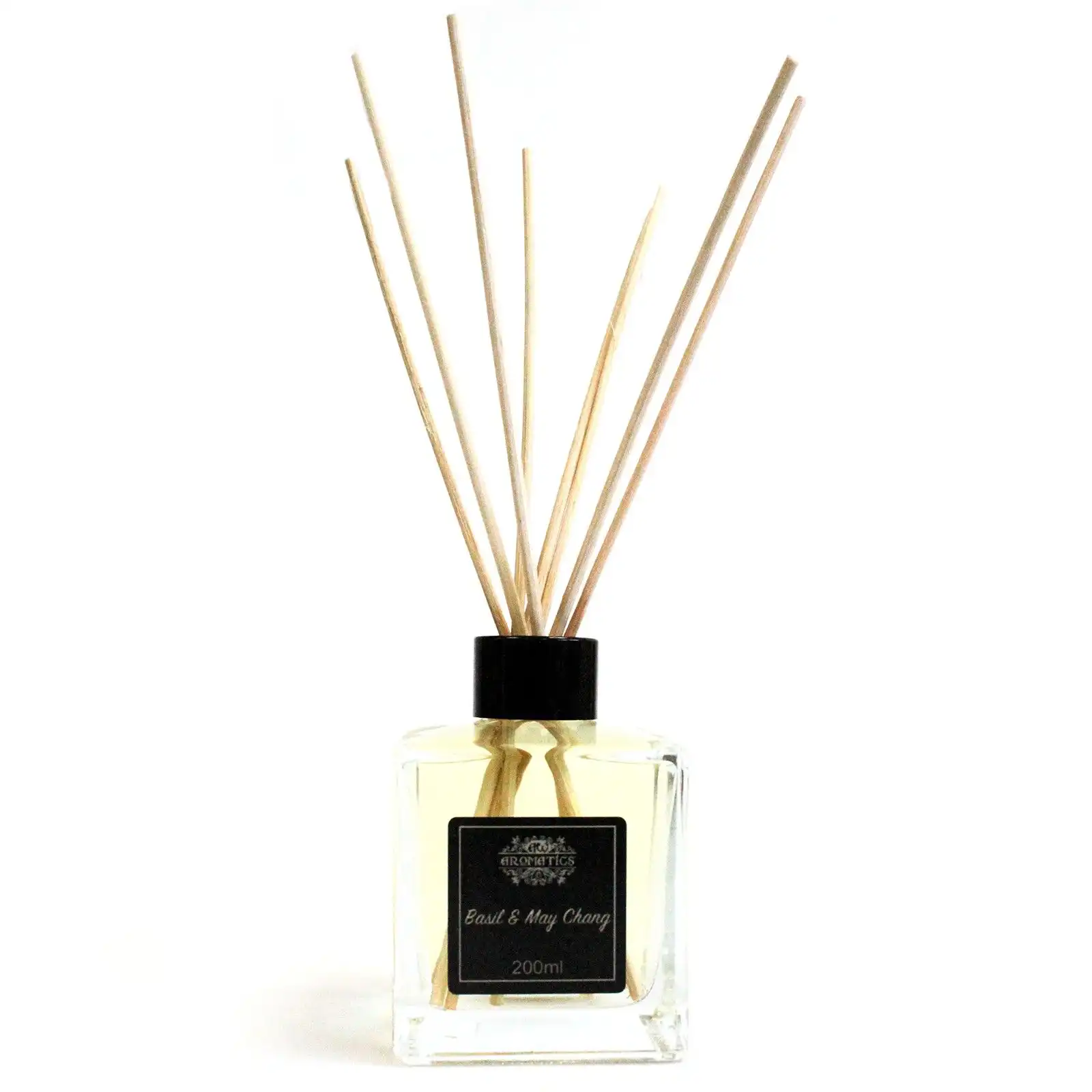 200ml Basil & Maychang Essential Oil Reed Diffuser | www.artisangoods.co.uk 3 200ml Basil & Maychang Essential Oil Reed Diffuser | www.artisangoods.co.uk 2
