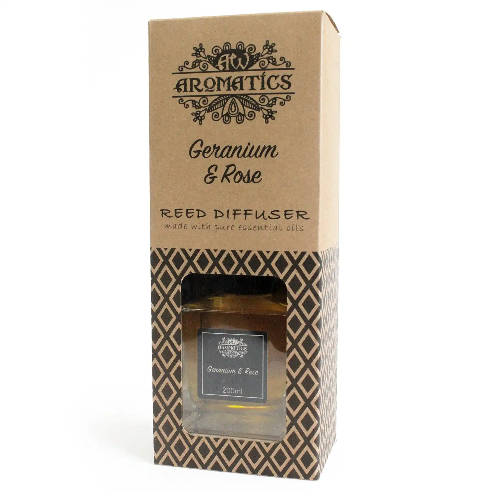 200ml Geranium & Rose Essential Oil Reed Diffuser | www.artisangoods.co.uk 4 200ml Geranium & Rose Essential Oil Reed Diffuser | www.artisangoods.co.uk 3