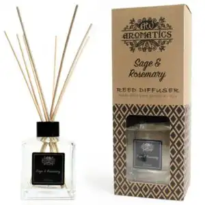 200ml Sage & Rosemary Essential Oil Reed Diffuser | www.artisangoods.co.uk 1