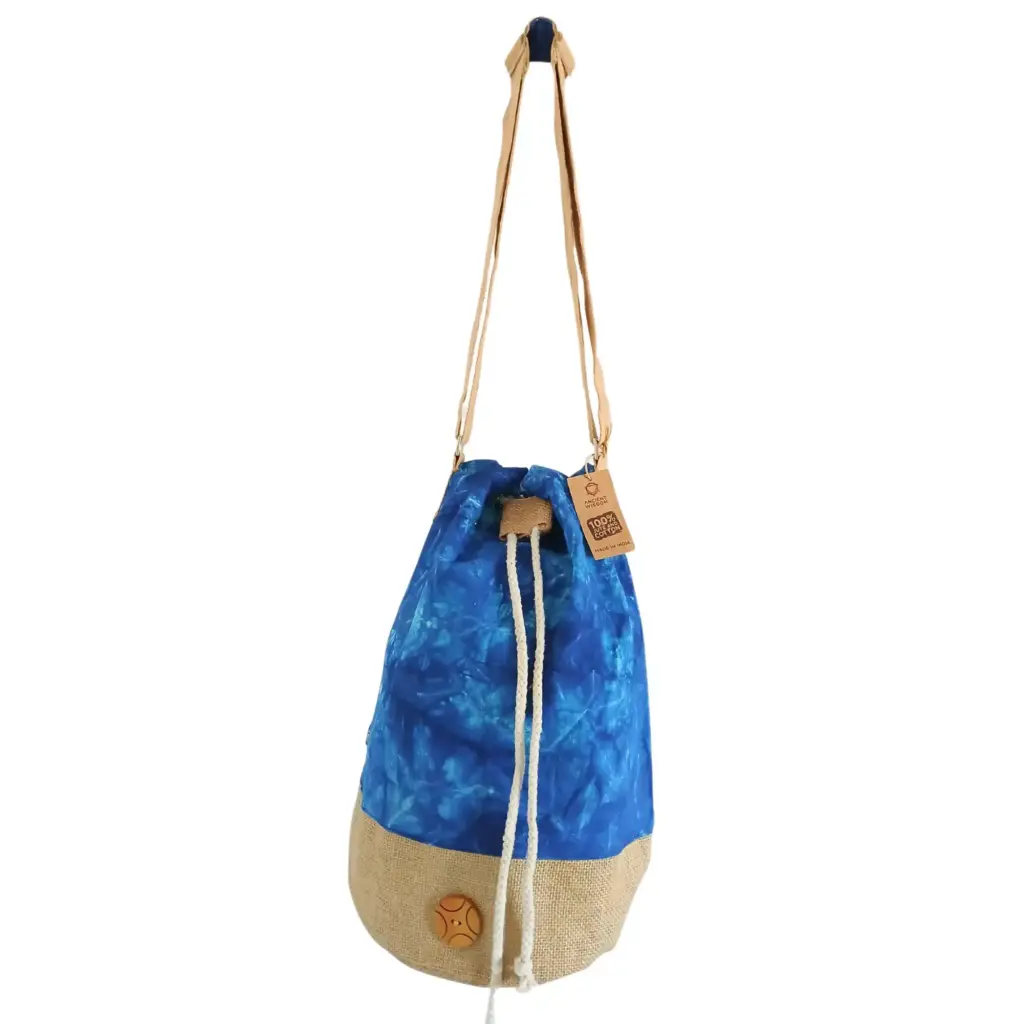All Natural Backpack – Blue Stonewash – Mandala | www.artisangoods.co.uk 3