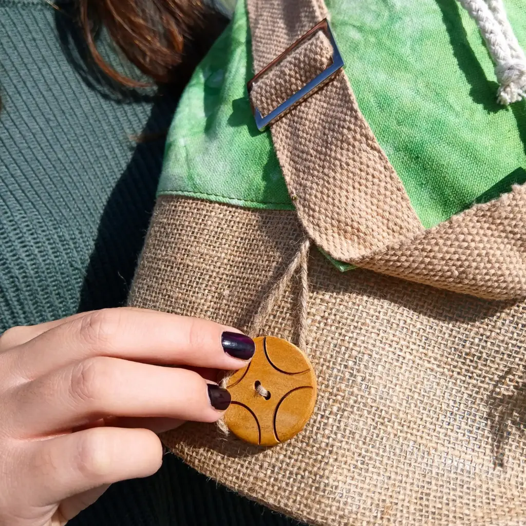 All Natural Backpack – Green Stonewash – Tree of Life | www.artisangoods.co.uk 6