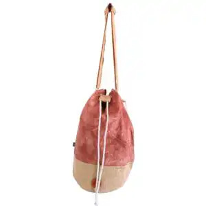 All Natural Backpack – Terracotta Stonewash – Hamsa | www.artisangoods.co.uk 1