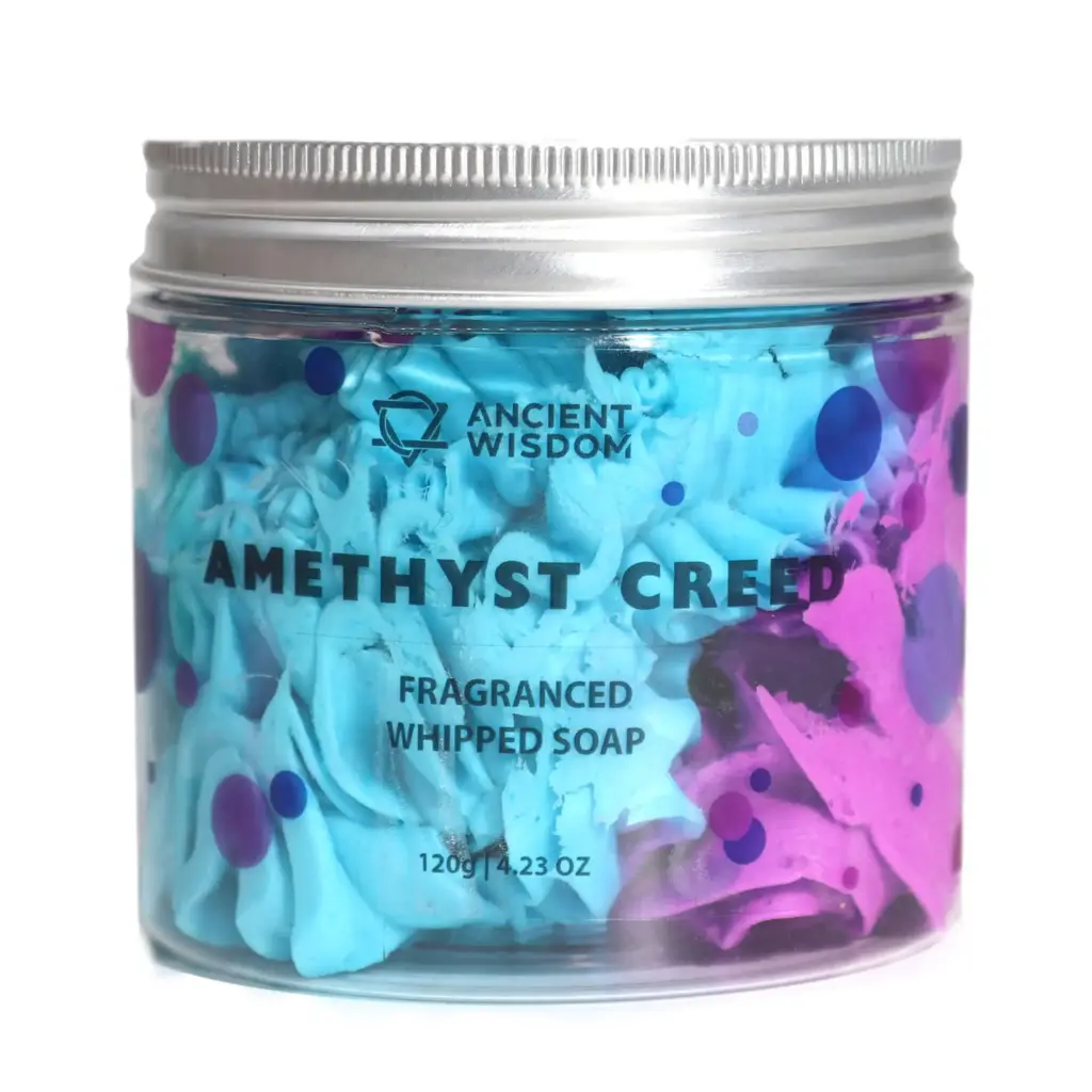 Amethyst Creed Whipped Cream Soap 120g | www.artisangoods.co.uk