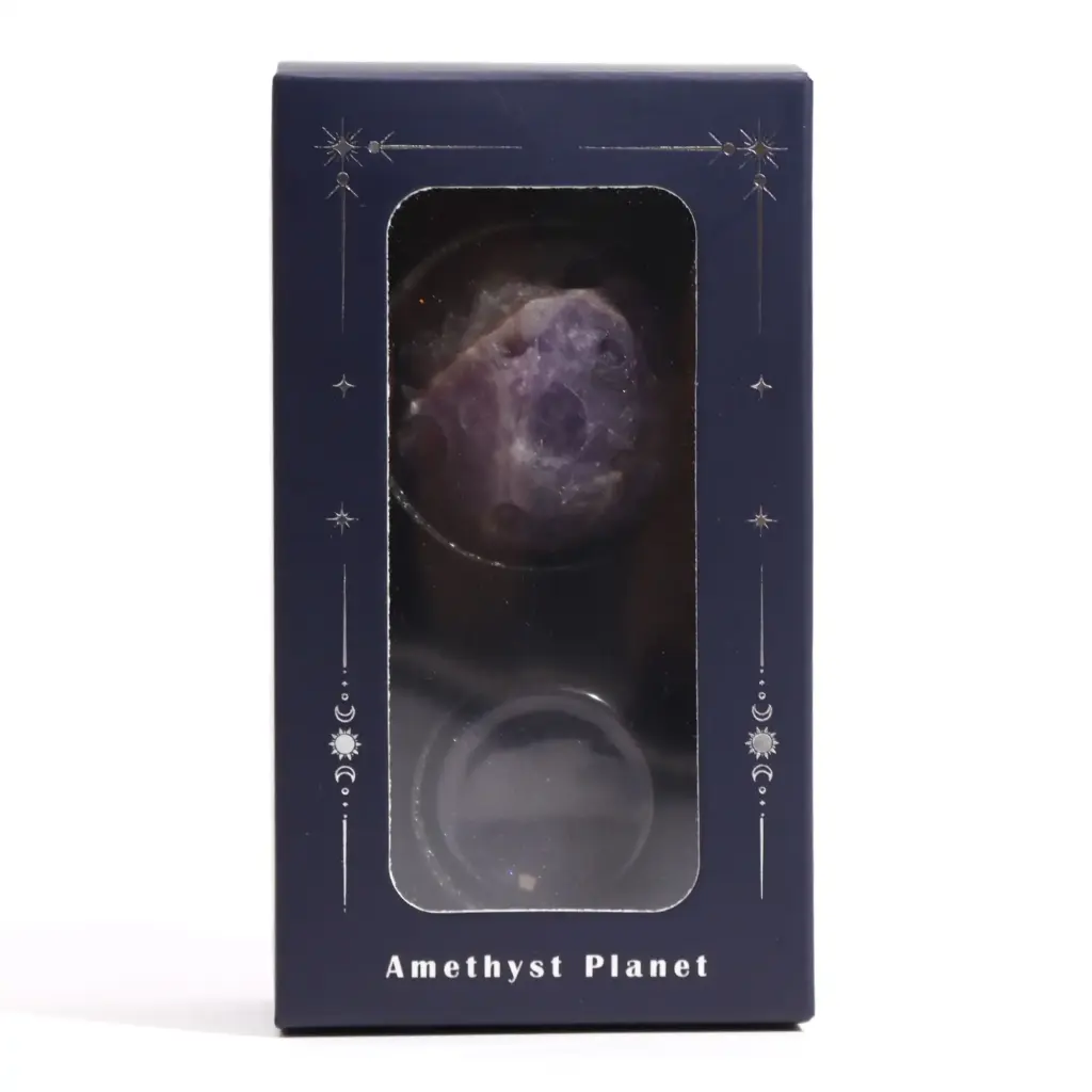 Ametyst Planet on a Sola Goldstone Stand (JUPITER) | www.artisangoods.co.uk 5