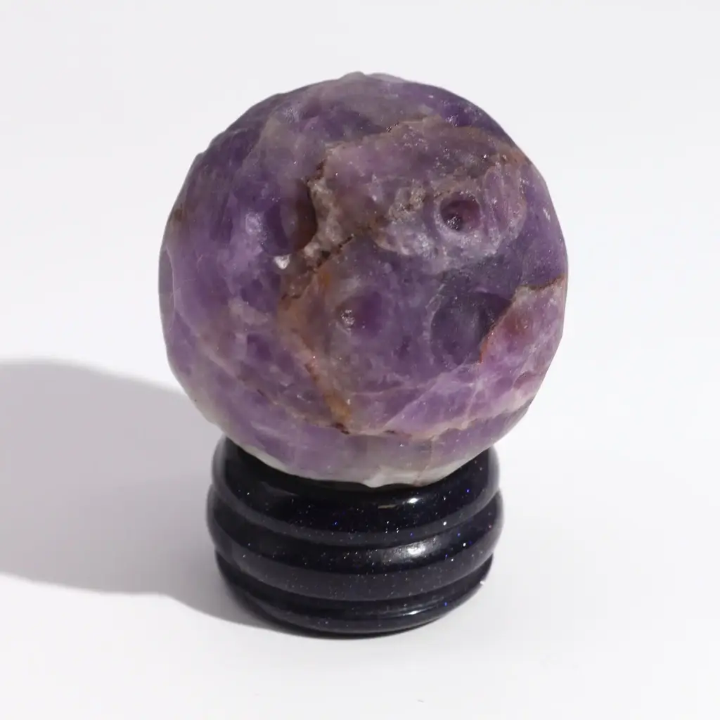 Ametyst Planet on a Sola Goldstone Stand (JUPITER) | www.artisangoods.co.uk 4