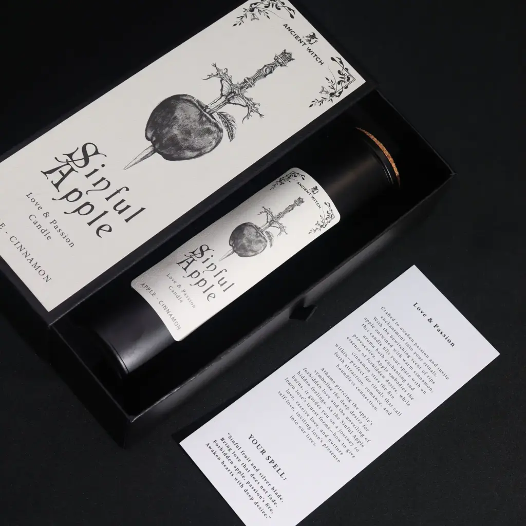 Ancient Witch Ritual Candles – Sinful Apple | www.artisangoods.co.uk