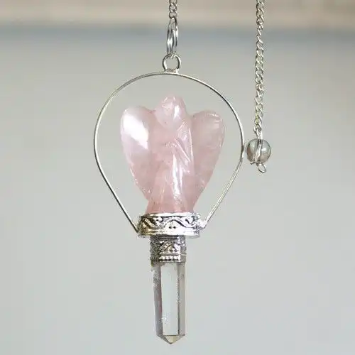Angel Pendulum with Ring- Rose Quartz | www.artisangoods.co.uk 2 Angel Pendulum with Ring- Rose Quartz | www.artisangoods.co.uk