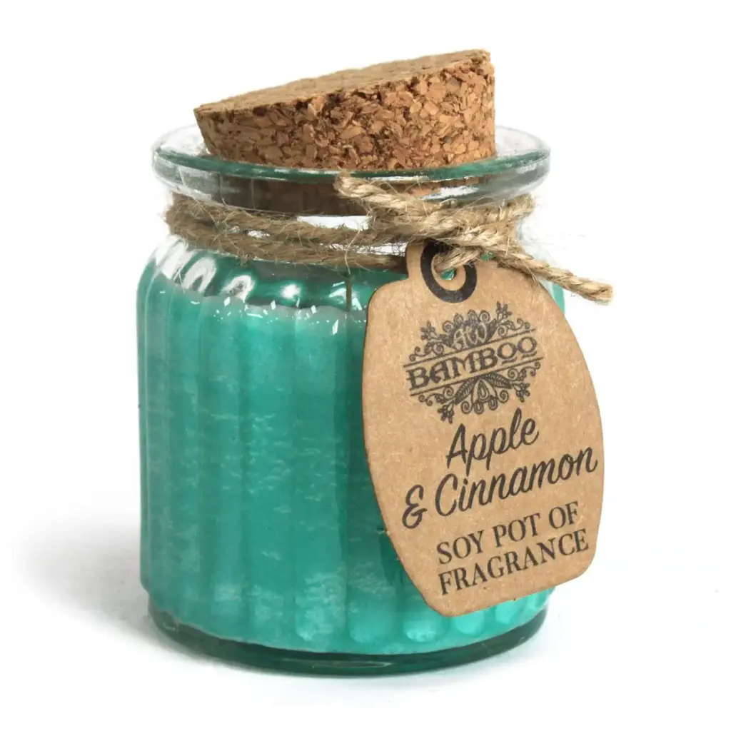 Apple & Cinnamon Soy Pot of Fragrance Candles | www.artisangoods.co.uk