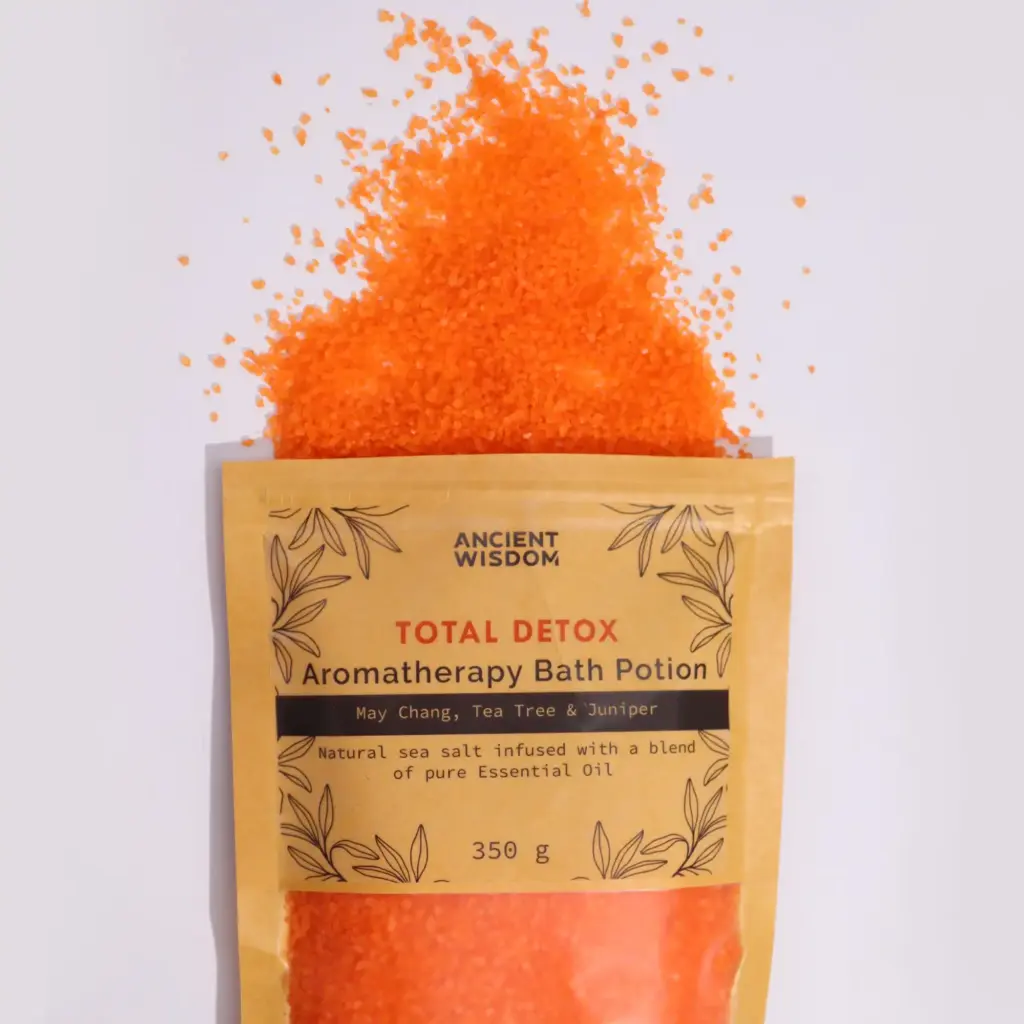 Aromatherapy Bath Potion in Kraft Bag 350g – Total Detox | www.artisangoods.co.uk