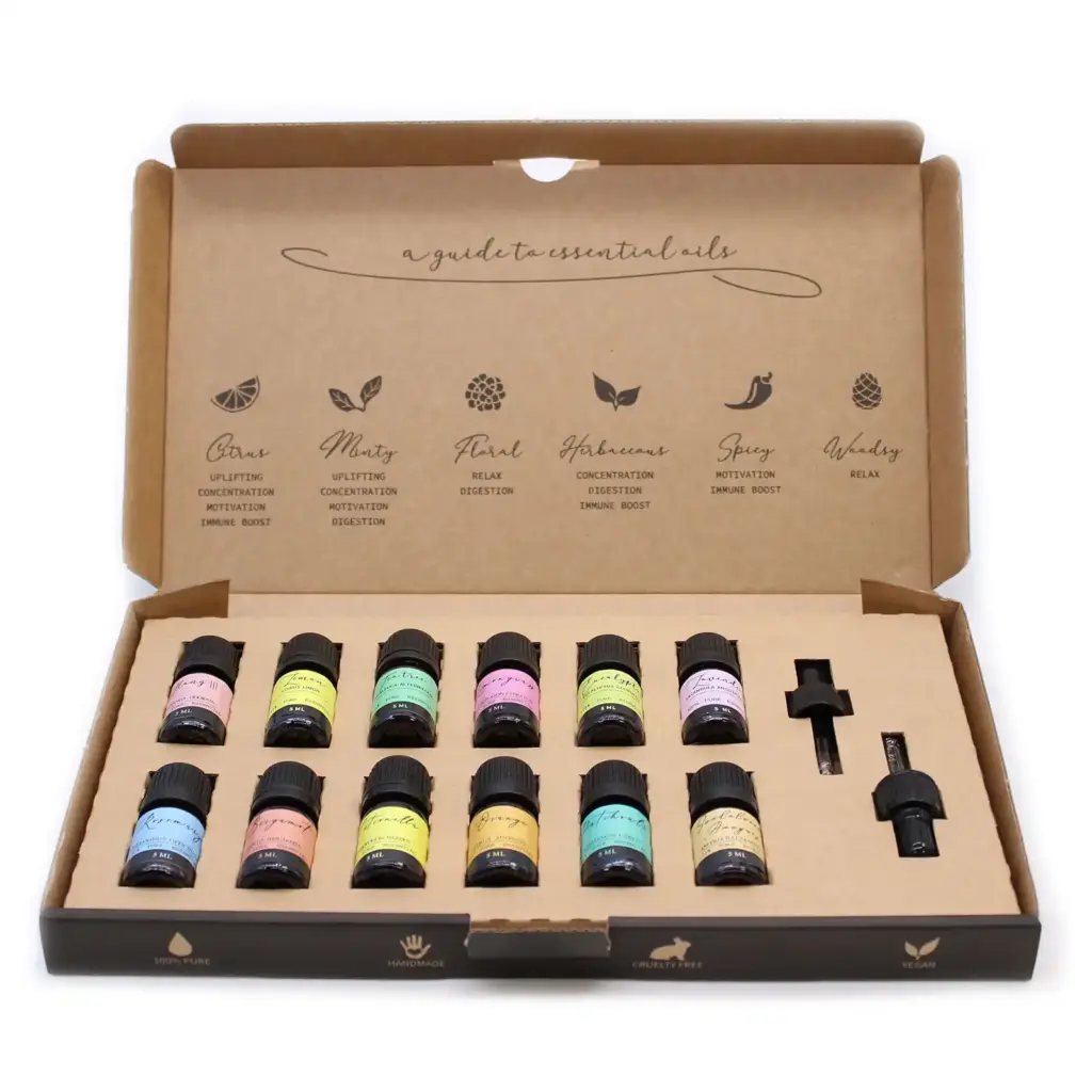 Aromatherapy Essential Oil Set – The Top 12 | www.artisangoods.co.uk 2
