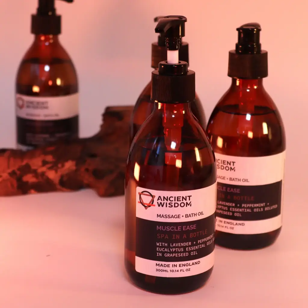 Aromatherapy Massage and Bath Oil – Muscle Ease 300ml | www.artisangoods.co.uk 3
