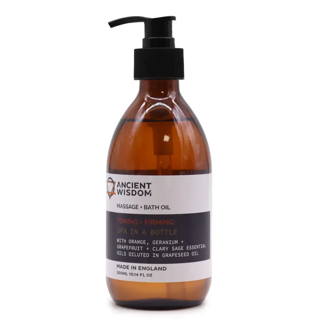 Aromatherapy Massage and Bath Oil – Toning & Firming 300ml | www.artisangoods.co.uk Aromatherapy Massage and Bath Oil – Toning & Firming 300ml | www.artisangoods.co.uk