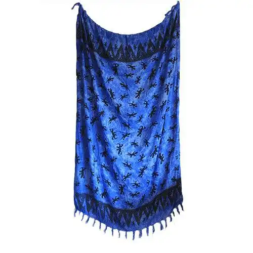 Bali Gecko Sarongs – Blue | www.artisangoods.co.uk 4 Bali Gecko Sarongs – Blue | www.artisangoods.co.uk 3