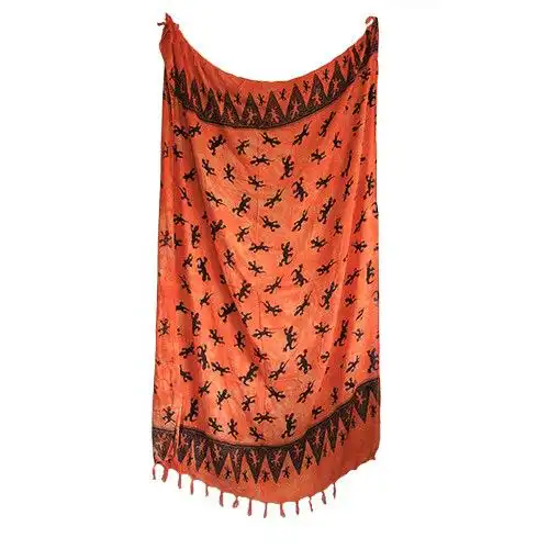 Bali Gecko Sarongs – Orange | www.artisangoods.co.uk 3 Bali Gecko Sarongs – Orange | www.artisangoods.co.uk 2