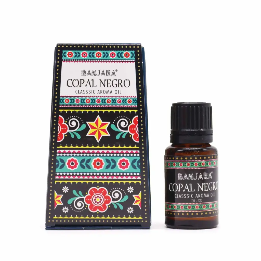 Banjara Indian Fragrance Oil 10ml – Copal Negro | www.artisangoods.co.uk