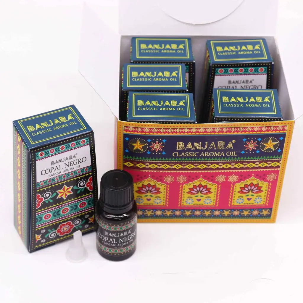 Banjara Indian Fragrance Oil 10ml – Copal Negro | www.artisangoods.co.uk 2 Banjara Indian Fragrance Oil 10ml – Copal Negro | www.artisangoods.co.uk 2