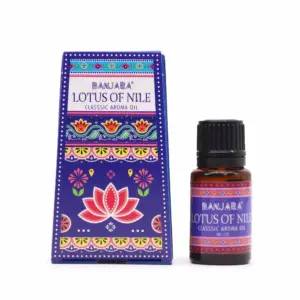 Banjara Indian Fragrance Oil 10ml – Lotus of the Nile | www.artisangoods.co.uk 2
