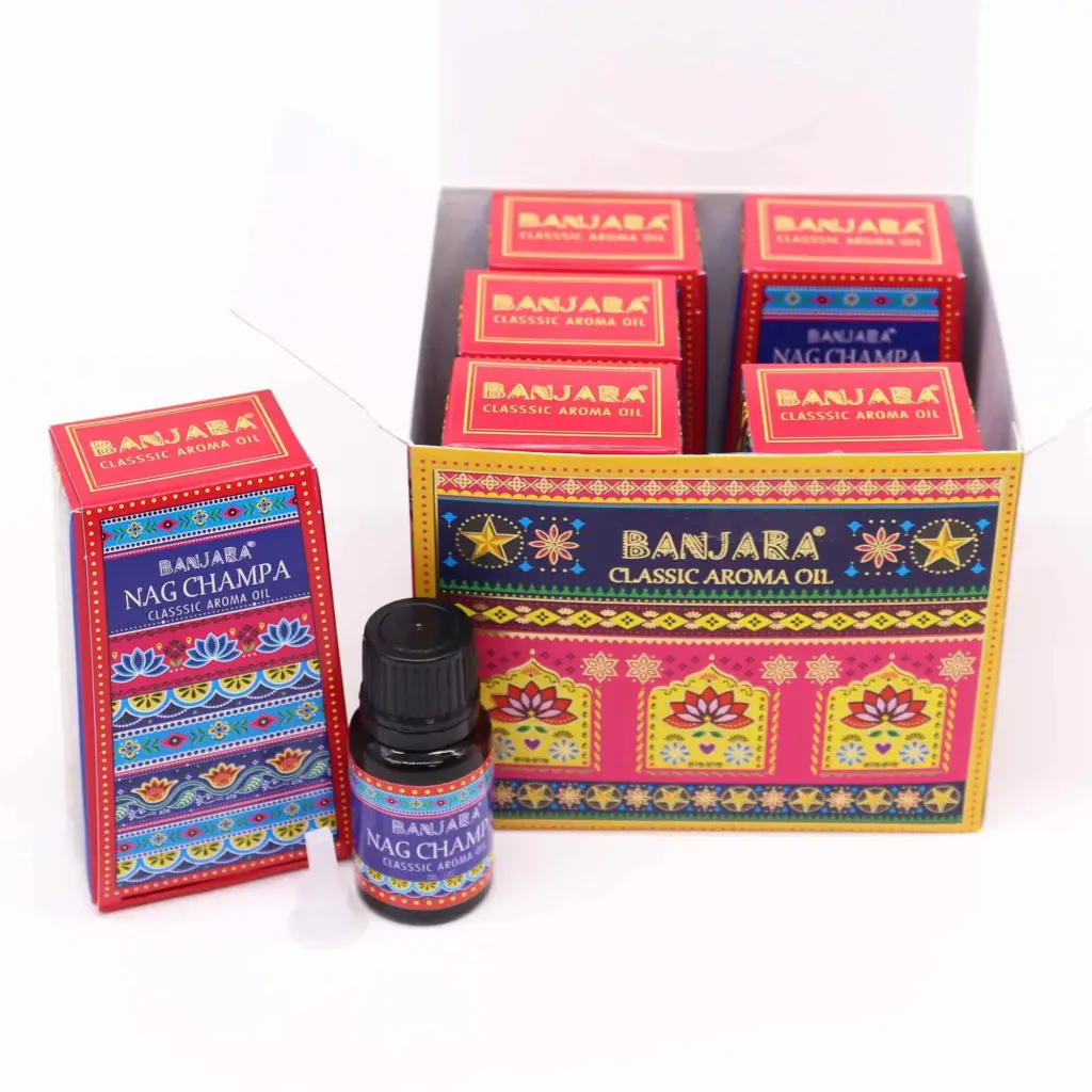 Banjara Indian Fragrance Oil 10ml – Nag Champa | www.artisangoods.co.uk