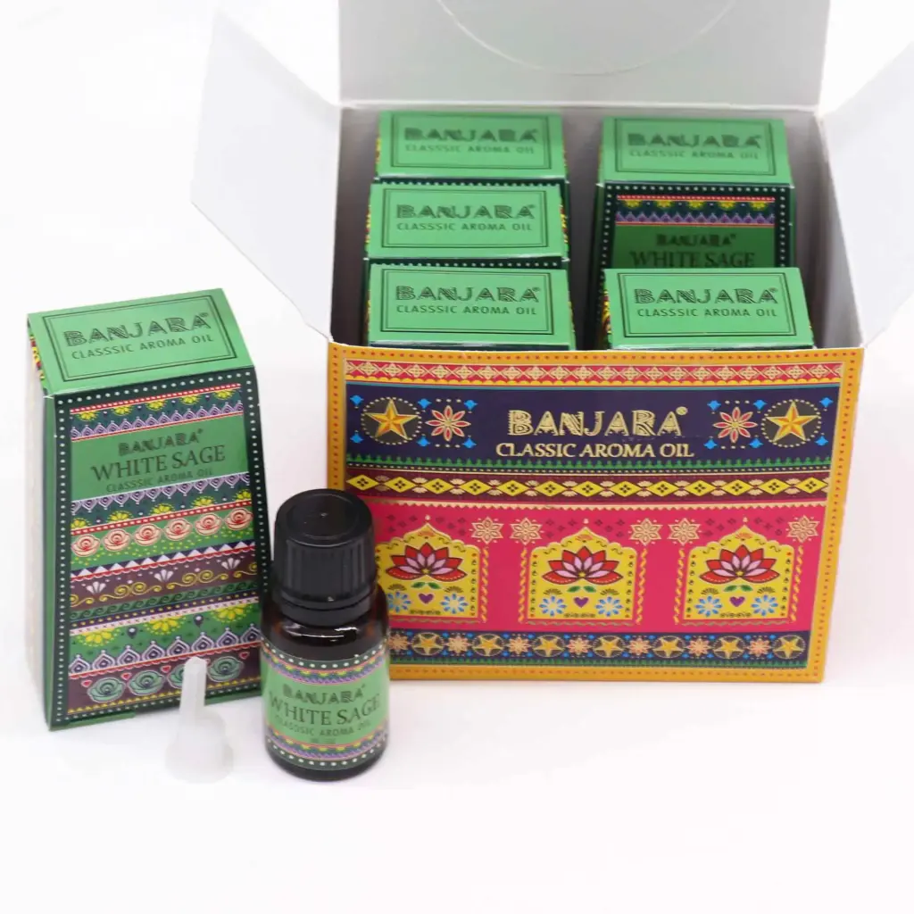 Banjara Indian Fragrance Oil 10ml – White Sage | www.artisangoods.co.uk 2 Banjara Indian Fragrance Oil 10ml – White Sage | www.artisangoods.co.uk 2