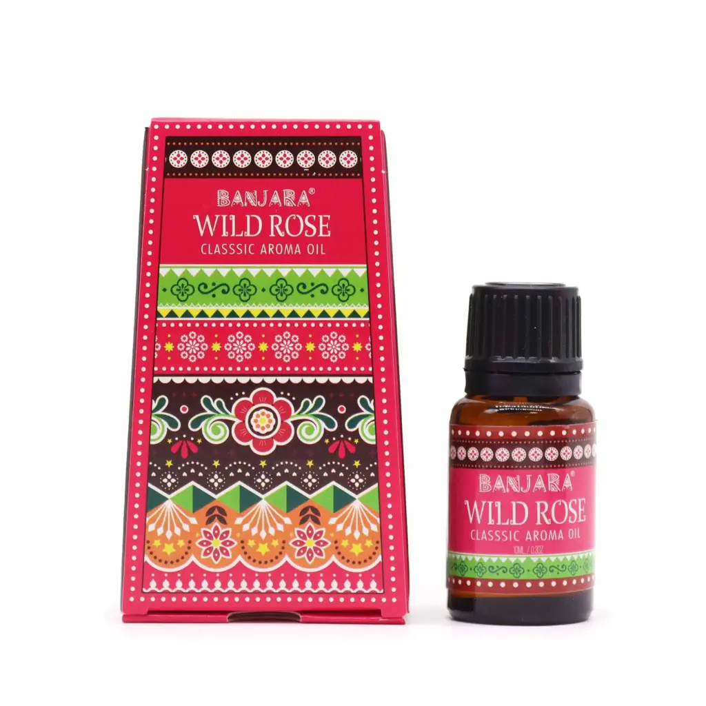 Banjara Indian Fragrance Oil 10ml – Wild Rose | www.artisangoods.co.uk